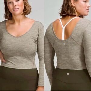 Lululemon Align Long Sleeve Cropped Shirt